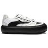 new LiNing Puff Platform Cushioning Low Top Skateboard Shoes Women's White Black