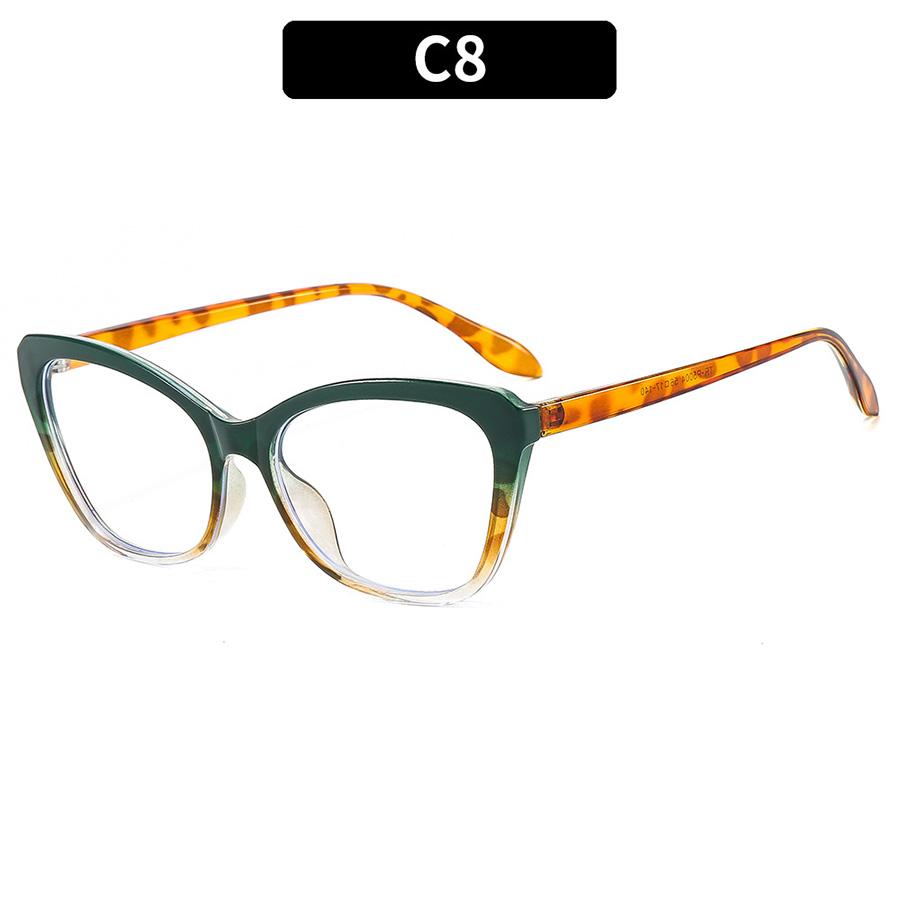 Classic Anti-Blue Light Computer Eye Glasses Frames Men Women Vintage Square Plastic Cat Eye Glasses Frame Eyewear