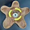 Disque Volant pour Chien en Forme d'Étoile Papier Froissé Squeaky Jouet Interactif pour Chien Jouet à Mâcher Robuste pour Chien pour Entraînement en Extérieur Rapporter Attraper Jouer