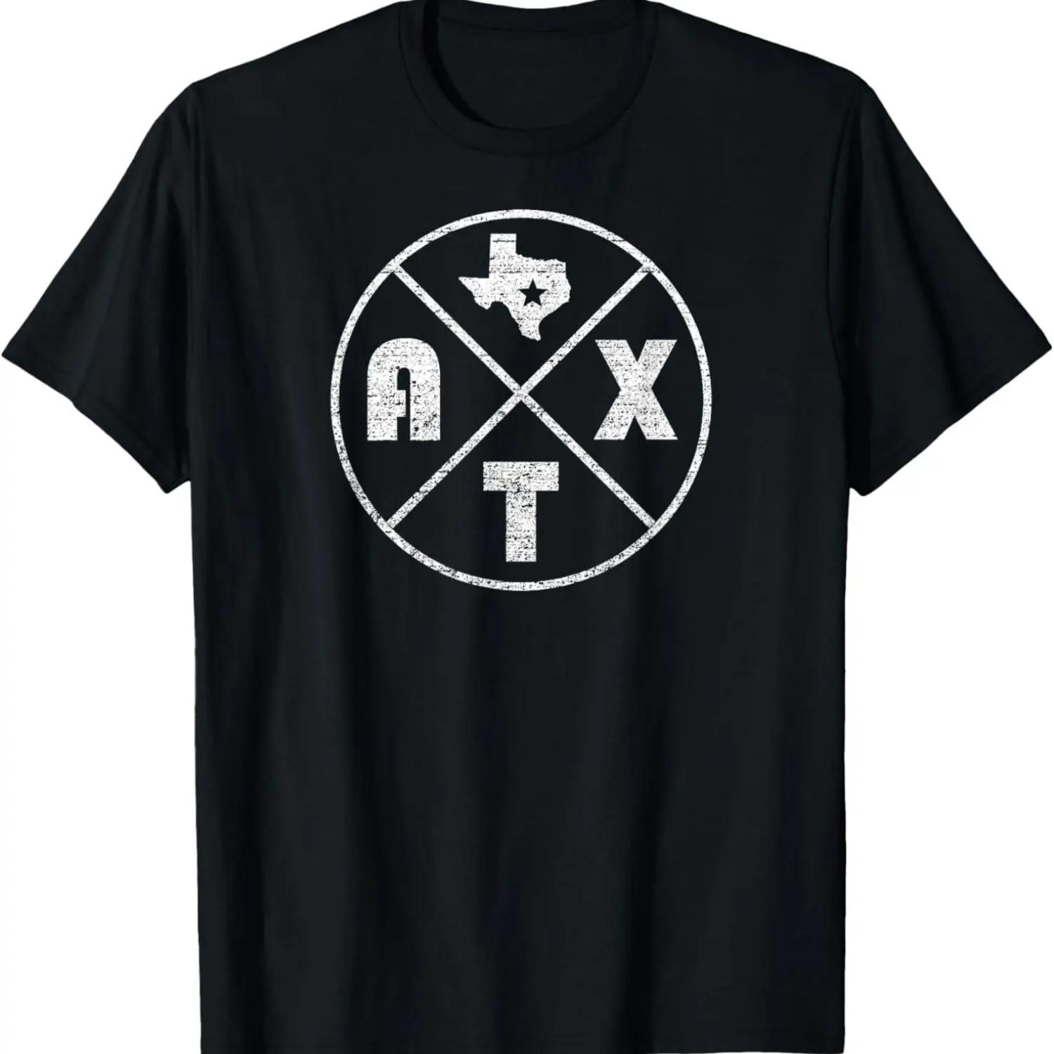 Austin TX Vintage ATX Retro Tee Shirt T-Shirt S