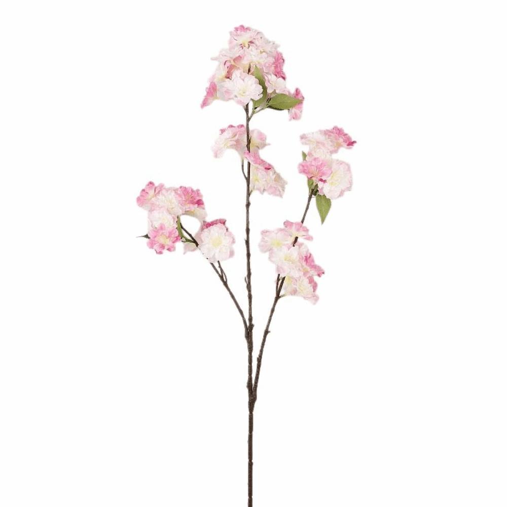 Green Leaves Faux Sakura Flower Branch Real Touch Simulation Floral Fake Flower  Mother's Day Gift
