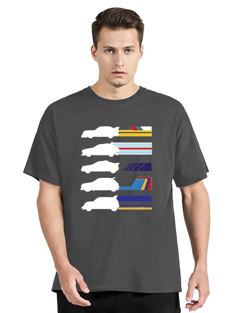 Gruppe B Rallye Klasse 1986 Herren T-Shirt Mode Lässig Hip Hop Rundhals Auto Rallye T-Shirt Baumwolle T-Shirts Oberteile