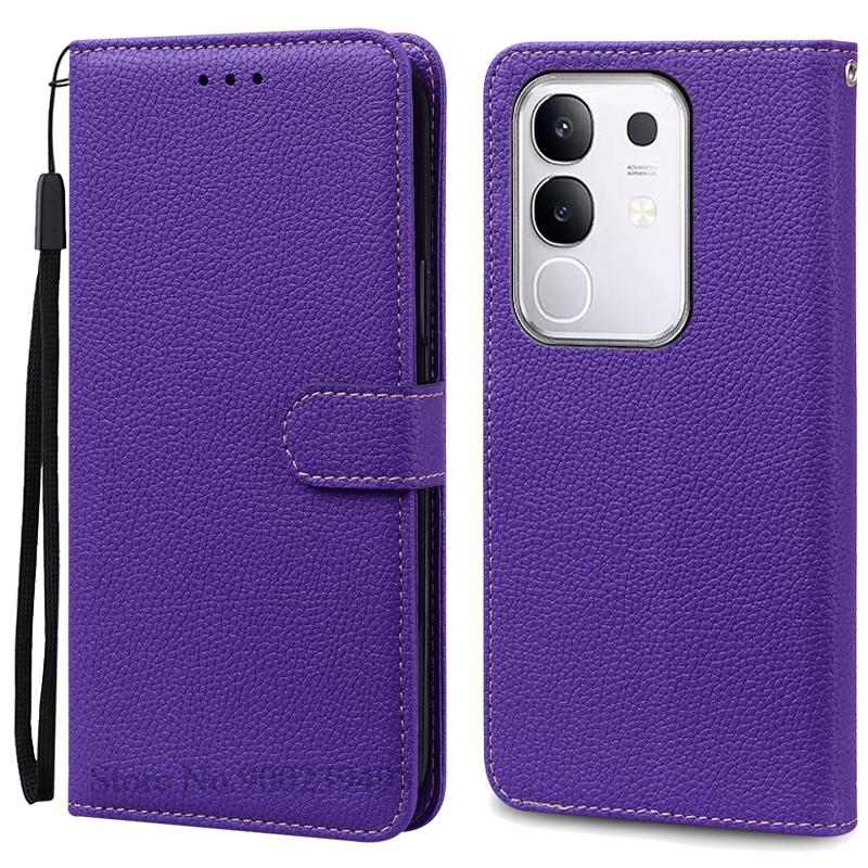 For Vivo Y29 Case Wallet Leather Flip Cover For Vivo Y29 Case Soft TPU Silicone Book Cover Phone Fundas Coque Etui