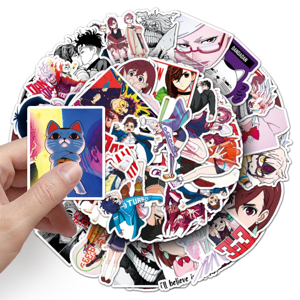 50 Bold Party Graffiti Stickers Personalized Cartoon Japanese Comics Decoration Mobile Phone Case Computer Notebook Stickers