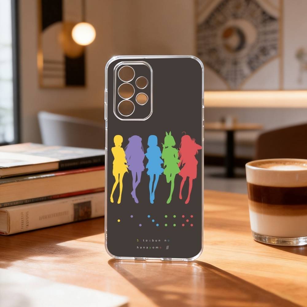 The Quintessential Quintuplets Phone Case Transparent Silicone Soft For Samsung S25,S24,S21,S22,S23,S30,Ultra,S20,Plus,Fe