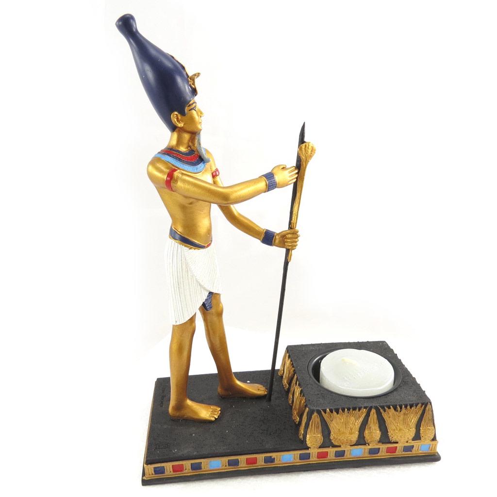 Les Trésors De Lily [J9941] - Bougeoir 'Ramses II' multicolore