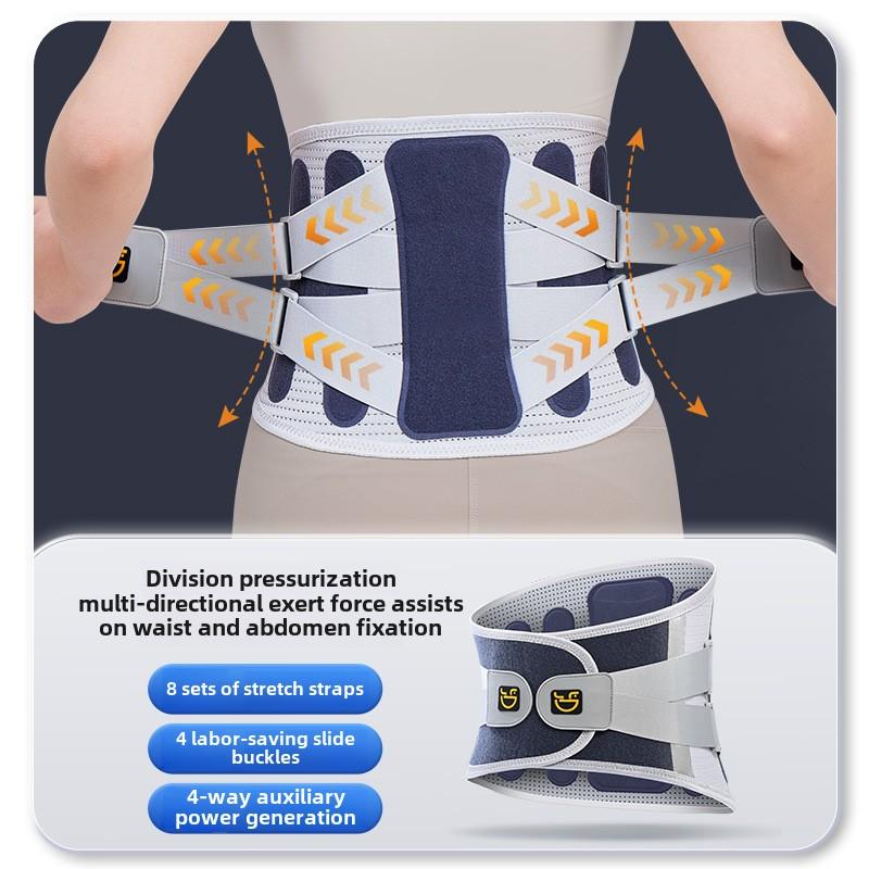 Ergonomic Lumbar Support Back Brace with Adjustable Straps for Men & Women