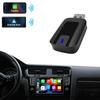 AB025-E CarPlay Android Auto 2 In 1 Wireless Adapter Bluetooth-Compatible WiFi Wired To Wireless Car Converter