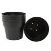 5 × 5 Gallon Pots For Plants 12 Inch Plastic Nursery Pots With Drainage Holes