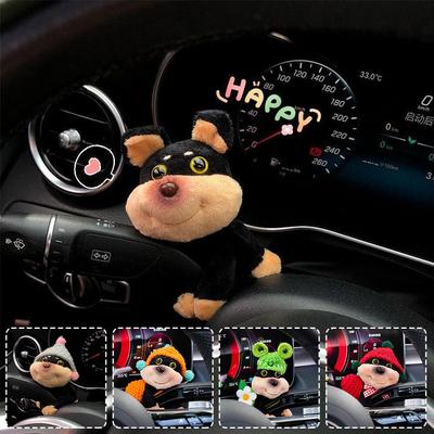 Niedlicher Bienenwelpe Auto Griff Dekorativer Anhänger Autoinnenraum Blinker Geschenkzubehör Plüsch C O3L3
