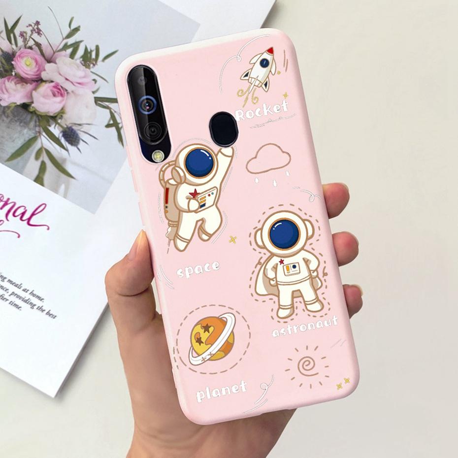 Phone Case For Samsung Galaxy A60 Cute Cartoon Candy Color Soft Silicon TPU Cases For Samsung M40 A60 SM-A606F A606Y M405F