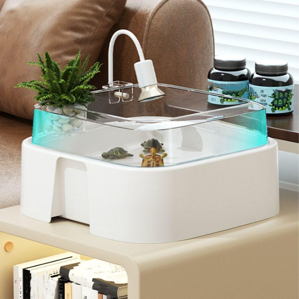 Anti Escape Turtle Aquarium Large Capacity Breeding Box Reptile Habitat  Fish Breeding