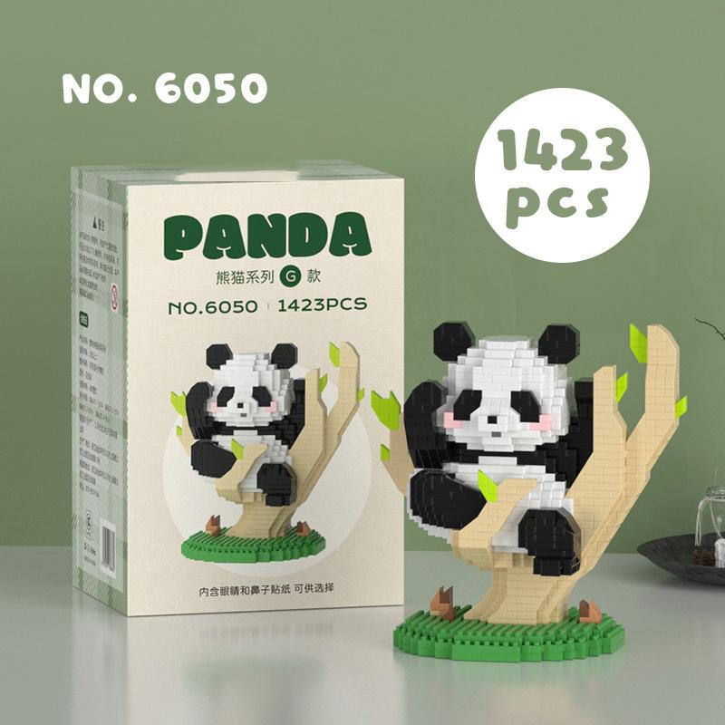 Panda Block Assembly Bricks Toys For Kids Girl Gift Creative Mini Block Micro Building Block for Adults Children Boy 6 To 8 Year