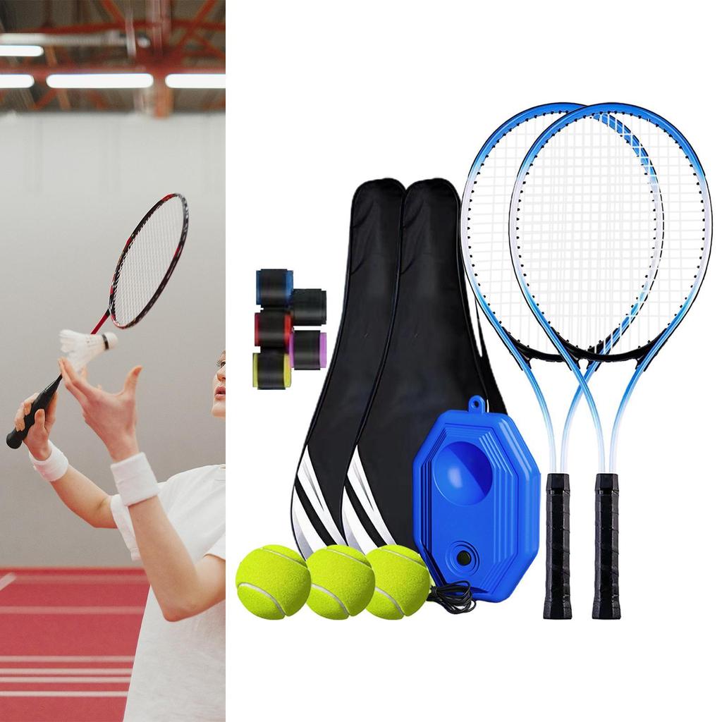 Tennis Train Rebound Ball Tennis Rebounder Set Practical Tool Solo Training Self Practice for Game Park Beginners Exercise