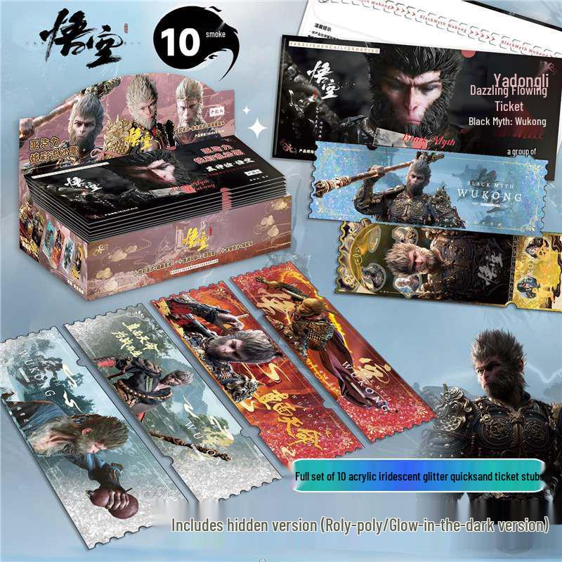 

Black Myth Wukong Quicksand Figurine Blind Box: Acrylic Flowing Sand Collectible Black Myth Wukong Blind Box Version