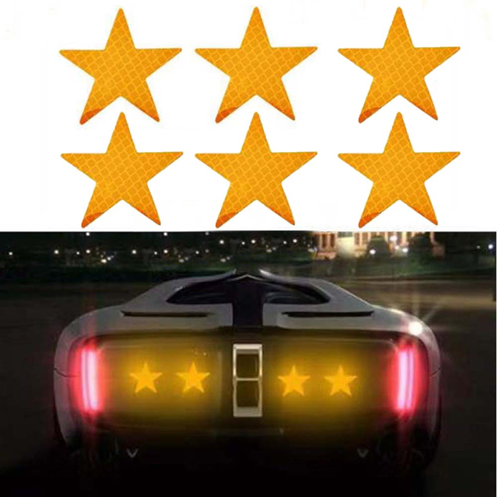 Luminous Warning Tape Car Exterior  Accessories Car Safety Mark Reflective Stickers Car Stickers