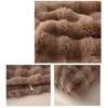 Solid-Color Bubble Rabbit Fleece Pillowcase Cojines Autumn and Winter Polyester Plush Cushion Cover Warmth Headboard Pillowcases