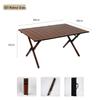 Portable Aluminum Folding Table and Chair Set for Outdoor Camping, Picnic, BBQ