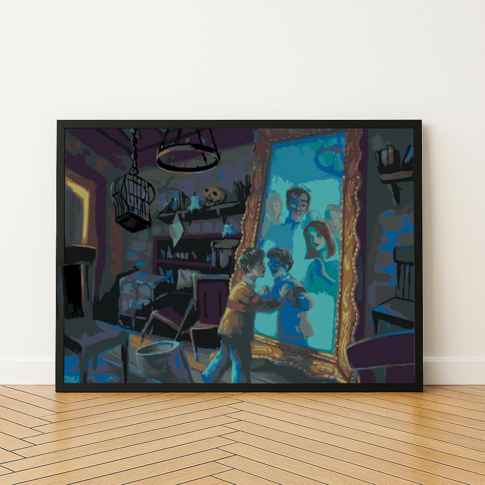 Malowanie Po Numerach Obrazy Do Malowania-Harry Potter Zwierciadło 50X40 Cm