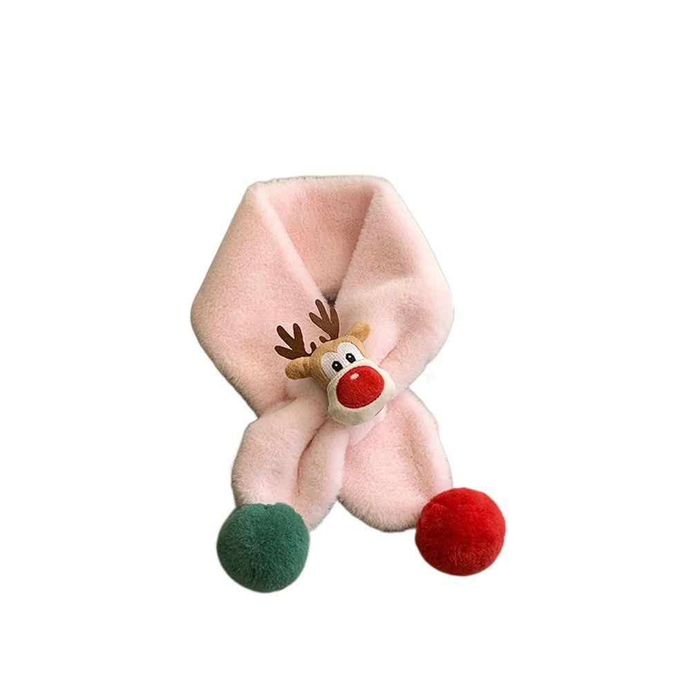 Outdoor Scarf Autumn Winter Windproof Apparel Accessories Cartoon Scarf Christmas Scarf Kids Scarf