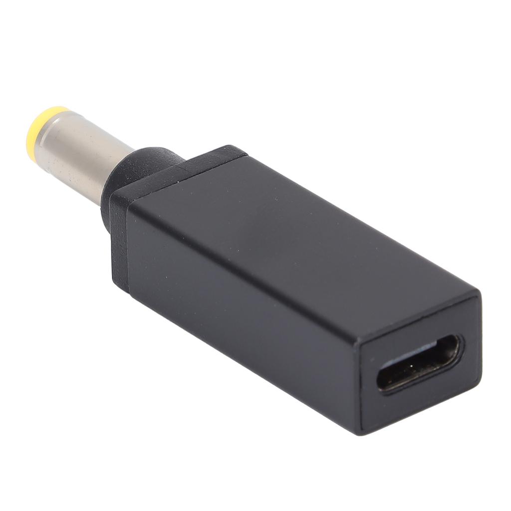 USB auf DC Adapter Gerader Kopf PD TypeC Buchse auf Stecker 5.5x2.5mm Computerzubehör für Laptop