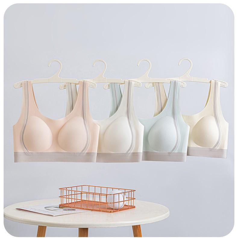 525 New Girls' Vest with Wide Straps: Breathable, Comfortable 2-in-1 Sports Underwear for Growth Period