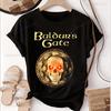 Game Baldur's Gate 3 Printed T-shirt Baldur's Gate Neutral Trend Harajuku Short Sleeve Unisex S