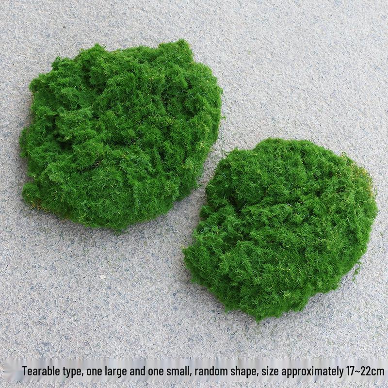 Bionic Artificial Moss Micro Landscape Ornaments for Bonsai and Paving