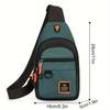 New Fashion Chest Bag Men's Business Leisure Shoulder Bag Multifunctional Outdoor Messenger Bag Men's Sling Bag