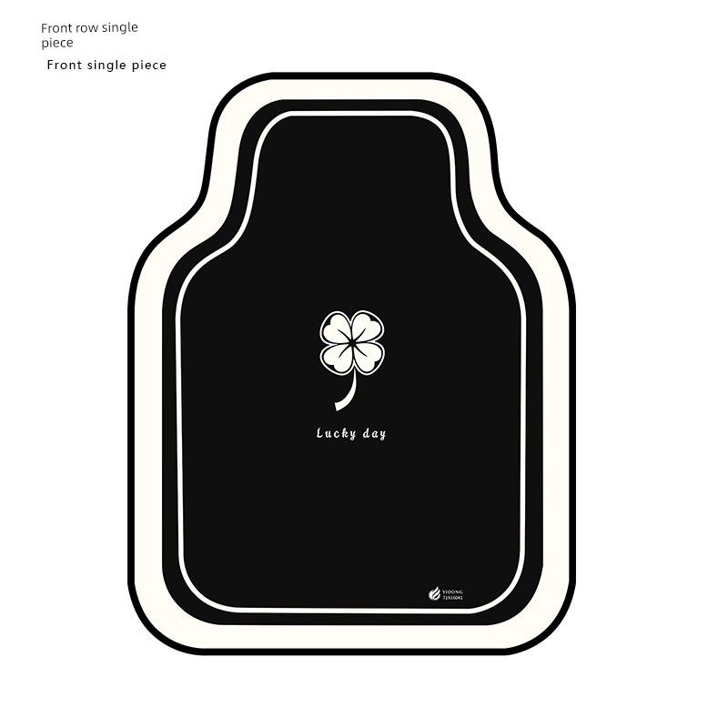 Car Floor Mat, Water-Absorbent, Non-Slip, Anti-Displacement, Single-Piece Driver's Seat Mat, Easy to Clean, Carpet-Style, Dirt-Resistant Car Mat