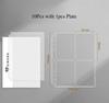SINGBA 10pcs Clear Sheets Sleeve Acid free-No CPP Loose-leaf Pages for A5/A4 Binder 4/ 9grid Pocket 3inch Photocard Protector