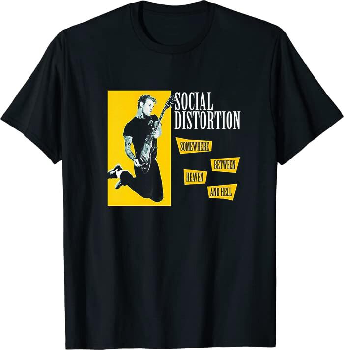 Social Distortion Somewhere Between Heaven And Hell Classic T-shirt S