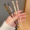 4 Colors Hair Sticks Acetate Hair Clip Pins For Women Elegance Lady Hairpins Fashion Hair Clip Hair Accessories Bun Maker Gifts