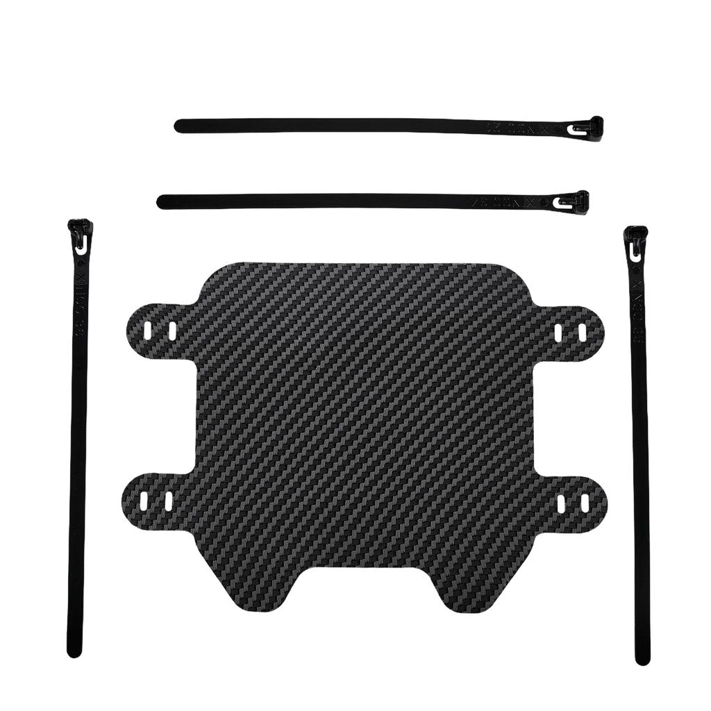 Front License Number Plate Registration Plates Carbon Fiber Pattern For Surron S X Electric Dirt Bike E-Bikes Motorcycyle Parts