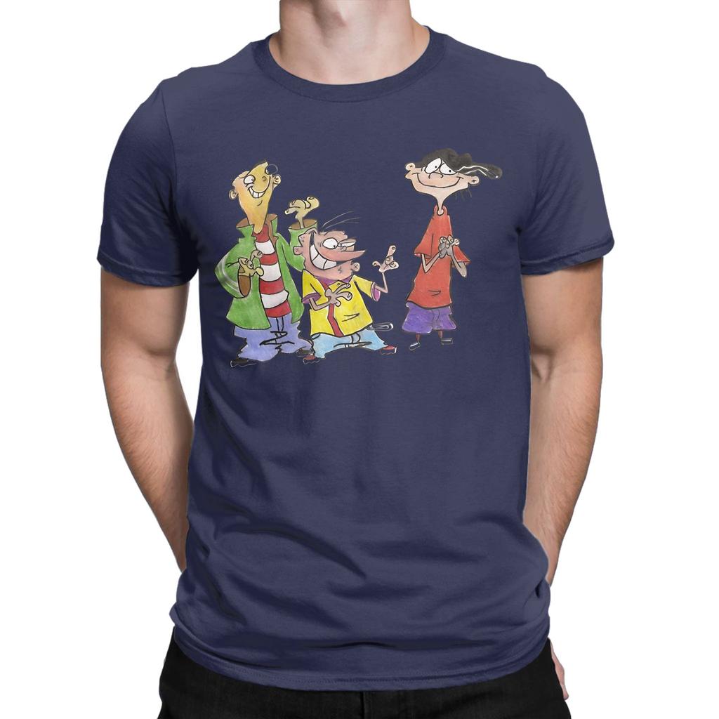 T-shirt Unisex Ededd N Eddy Cartone Animato Retro Divertente Torre Cotone Top Tempo Libero Manica Corta Girocollo Taglie Forti T-shirt