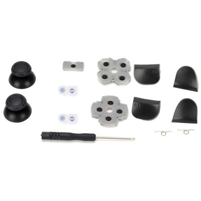 Kit di sostituzione del controller per PS5 Maniglia Cuscinetto in gomma conduttiva Rocker Tappo in plastica 3D L12