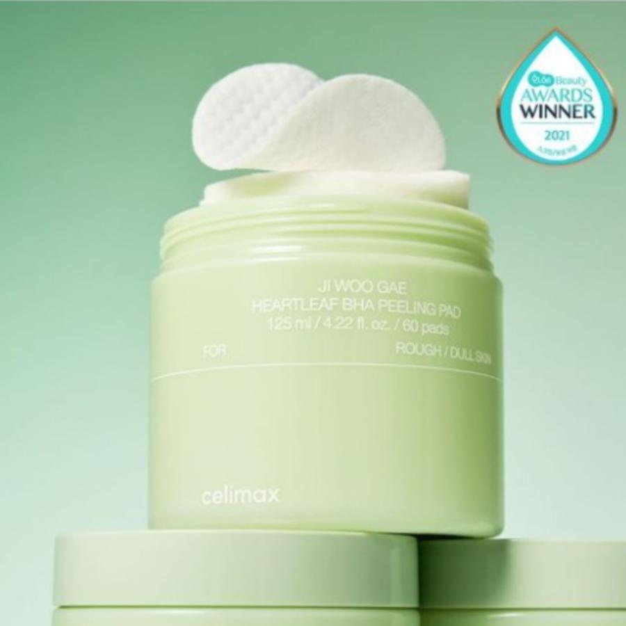 CELIMAX Ji Woo Gae One Step Mildes Reinigungspad, 60 Pads