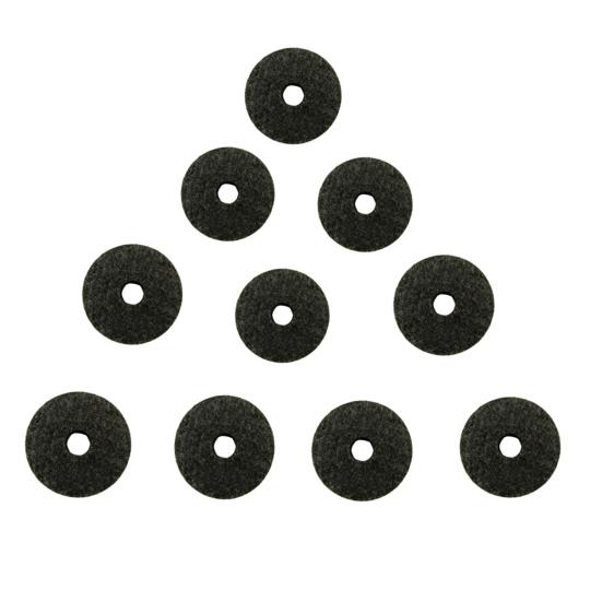 

10Pcs Cymbal Felt Pads Anti-slip Water Absorption Drum Cymbal Washer Replacement Parts Percussion Accessories