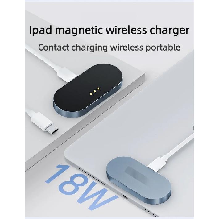 2026 NEW 18W Powerful Magnetic Wireless Fast Charging For IPad Pro/Air, Smart Connector Charger C Cable