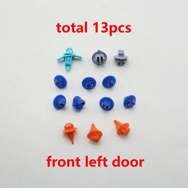 

Car Front Rear Side Door Snap Fender Wheel Sealing Strip Buckle For Toyota Land Cruiser Prado LC120 2003-2009 1set FL door