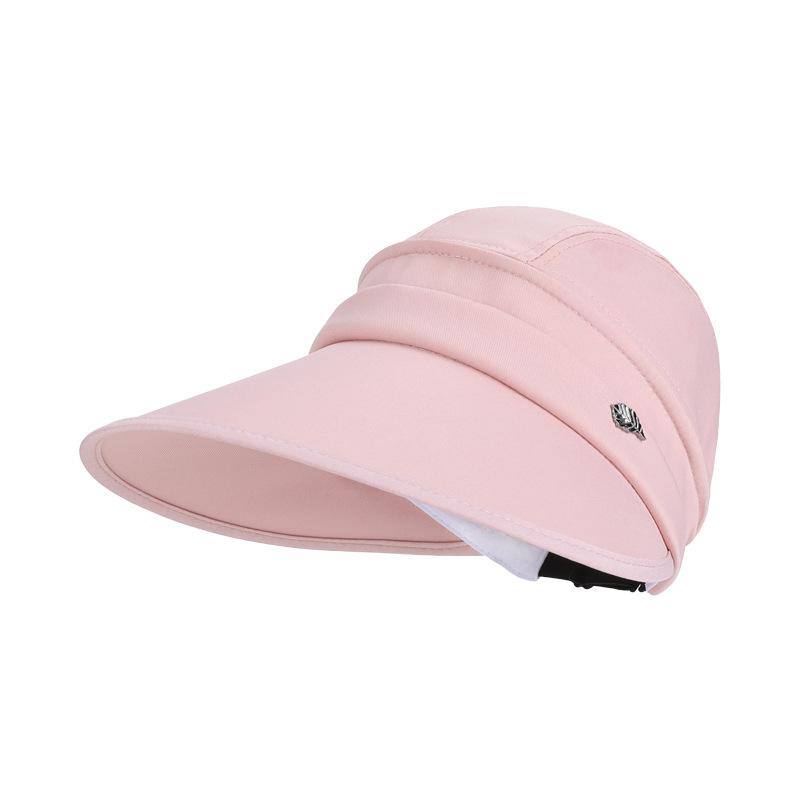 Women's Summer Wide-brimmed Sun Hat. Removable Brim. Convenient Open-top Hat. Outdoor Cycling Sun Hat.