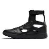 Maison Margiela x Classic Leather Tabi High Schwarze Unisex Sneaker Weiß GX5041