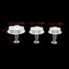 3Pcs Flower Plunger Cookie Cutter DIY Blossom Flower Cake Fondant Mold Plastic Cake Decorating Tools Baking Accessories