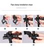 Multifunctional Camera & Phone Mount: Tripod Extension, Tube Clamp, Outdoor Photography & Riding Accessory