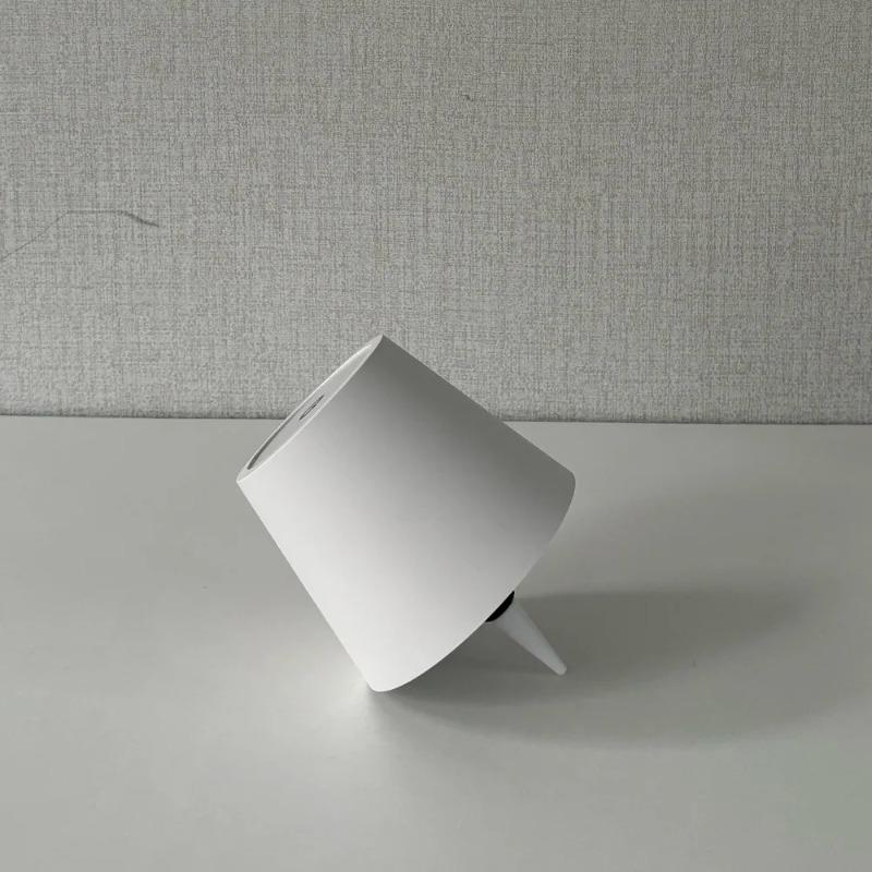 LED Kabellose Weinflaschenlampe 3 Beleuchtungsmodi Tragbar Touch Tischlampe Kabellose LED Schreibtischlampe Kreative Ambiente Nachtlampe (Schwarz-Weiss)