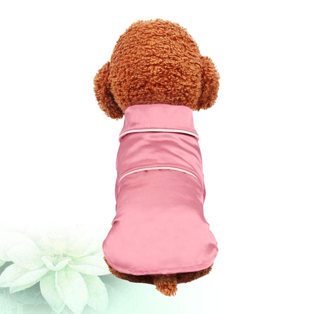 Dog Apparel Fashion Cotton Pet Clothes for Small Dogs Pajamas Shirts Keep Warm Cute Stripe Design Lightweight Wind Proof