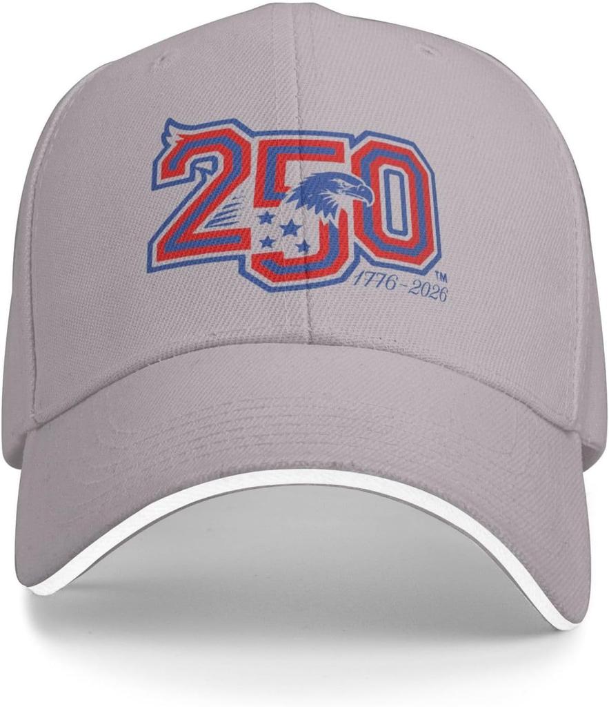 250 Years Freedom Eagle Baseball Cap 1776 2026 Anniversary Polyester Adjustable Unisex Cap