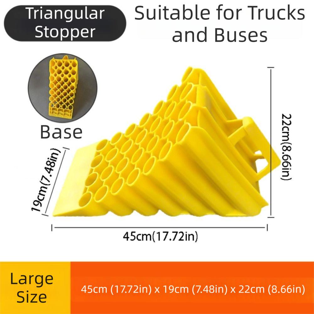 Non Slip Wheel Chocks Heavy Duty Wheel Chock Stopper Block ABS Stop Slider  Cars