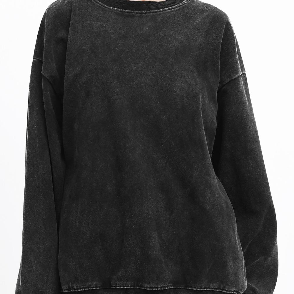 Five Colors Vintage Washed Cotton Woman Sweatshirt Harajuku Casual Pullover Comfort Loose Hoodie Thin style Tops
