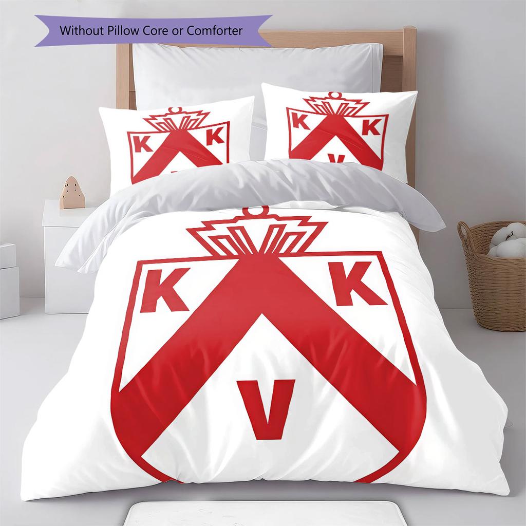 KV Kortrijk Bedding Quilt Set Quilt Cover Pillowcase Home Decoration Birthday Gift (1 * duvet cover + 2 * pillowcase, without core)